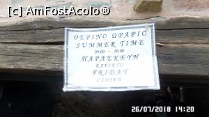 [P32] Meteora, Grecia. Program afișat la Mănăstirea Varlaam » foto by ungureanica
 - 
<span class="allrVoted glyphicon glyphicon-heart hidden" id="av1033978"></span>
<a class="m-l-10 hidden" id="sv1033978" onclick="voting_Foto_DelVot(,1033978,430)" role="button">șterge vot <span class="glyphicon glyphicon-remove"></span></a>
<a id="v91033978" class=" c-red"  onclick="voting_Foto_SetVot(1033978)" role="button"><span class="glyphicon glyphicon-heart-empty"></span> <b>LIKE</b> = Votează poza</a> <img class="hidden"  id="f1033978W9" src="/imagini/loader.gif" border="0" /><span class="AjErrMes hidden" id="e1033978ErM"></span>