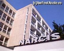 [P01] Saturn - Hotel Narcis (foto Neptunus)
Poza este din 2009. Din pacate, insa, hotelul este inchis de cativa ani si lasat in paragina. » foto by Neptunus
 - 
<span class="allrVoted glyphicon glyphicon-heart hidden" id="av320366"></span>
<a class="m-l-10 hidden" id="sv320366" onclick="voting_Foto_DelVot(,320366,861)" role="button">șterge vot <span class="glyphicon glyphicon-remove"></span></a>
<a id="v9320366" class=" c-red"  onclick="voting_Foto_SetVot(320366)" role="button"><span class="glyphicon glyphicon-heart-empty"></span> <b>LIKE</b> = Votează poza</a> <img class="hidden"  id="f320366W9" src="/imagini/loader.gif" border="0" /><span class="AjErrMes hidden" id="e320366ErM"></span>