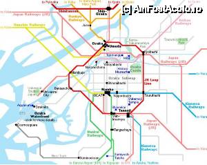 [P01] O schita destul de reusita a transportului in Osaka. Cu rosu, JR Osaka Loop Line, care inconjoara orasul. Statiile importante Osaka/Umeda; Namba si Tennoji. Golful Osaka cu Acvariul si Universal Studios Japan pe stanga etc. Shin-Osaka - gara pentru shinkansenuri.  » foto by TraianS
 - 
<span class="allrVoted glyphicon glyphicon-heart hidden" id="av413647"></span>
<a class="m-l-10 hidden" id="sv413647" onclick="voting_Foto_DelVot(,413647,2490)" role="button">șterge vot <span class="glyphicon glyphicon-remove"></span></a>
<a id="v9413647" class=" c-red"  onclick="voting_Foto_SetVot(413647)" role="button"><span class="glyphicon glyphicon-heart-empty"></span> <b>LIKE</b> = Votează poza</a> <img class="hidden"  id="f413647W9" src="/imagini/loader.gif" border="0" /><span class="AjErrMes hidden" id="e413647ErM"></span>