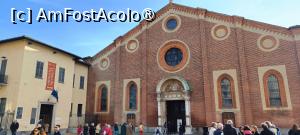 P13 [FEB-2024] Biserica Santa Maria delle Grazia (intrare gratuită) și în stânga intrarea spre pictura murală „Cina cea de Taină”.