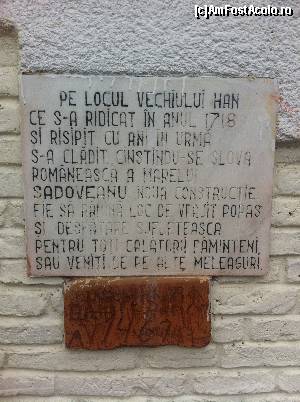 [P61] Placa comemorativă și de înființare a noului han » foto by Yersinia Pestis
 - 
<span class="allrVoted glyphicon glyphicon-heart hidden" id="av578410"></span>
<a class="m-l-10 hidden" id="sv578410" onclick="voting_Foto_DelVot(,578410,4091)" role="button">șterge vot <span class="glyphicon glyphicon-remove"></span></a>
<a id="v9578410" class=" c-red"  onclick="voting_Foto_SetVot(578410)" role="button"><span class="glyphicon glyphicon-heart-empty"></span> <b>LIKE</b> = Votează poza</a> <img class="hidden"  id="f578410W9" src="/imagini/loader.gif" border="0" /><span class="AjErrMes hidden" id="e578410ErM"></span>