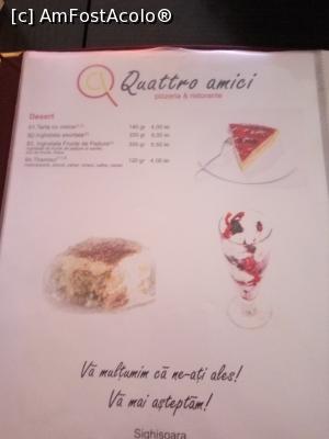 [P22] Pizzeria restaurant Quattro Amici din Sighisoara, meniul » foto by Dana2008
 - 
<span class="allrVoted glyphicon glyphicon-heart hidden" id="av792337"></span>
<a class="m-l-10 hidden" id="sv792337" onclick="voting_Foto_DelVot(,792337,5855)" role="button">șterge vot <span class="glyphicon glyphicon-remove"></span></a>
<a id="v9792337" class=" c-red"  onclick="voting_Foto_SetVot(792337)" role="button"><span class="glyphicon glyphicon-heart-empty"></span> <b>LIKE</b> = Votează poza</a> <img class="hidden"  id="f792337W9" src="/imagini/loader.gif" border="0" /><span class="AjErrMes hidden" id="e792337ErM"></span>