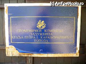 [P225] Intrăm în „Complexul memorial Regele Petru I Karađorđević”, Topola » foto by Dragoș_MD
 - 
<span class="allrVoted glyphicon glyphicon-heart hidden" id="av625604"></span>
<a class="m-l-10 hidden" id="sv625604" onclick="voting_Foto_DelVot(,625604,7062)" role="button">șterge vot <span class="glyphicon glyphicon-remove"></span></a>
<a id="v9625604" class=" c-red"  onclick="voting_Foto_SetVot(625604)" role="button"><span class="glyphicon glyphicon-heart-empty"></span> <b>LIKE</b> = Votează poza</a> <img class="hidden"  id="f625604W9" src="/imagini/loader.gif" border="0" /><span class="AjErrMes hidden" id="e625604ErM"></span>