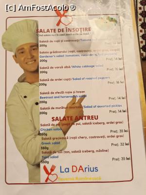 [P23] Pitești, Restaurantul La Darius, Meniul, Salate » foto by mprofeanu
 - 
<span class="allrVoted glyphicon glyphicon-heart hidden" id="av1451005"></span>
<a class="m-l-10 hidden" id="sv1451005" onclick="voting_Foto_DelVot(,1451005,8103)" role="button">șterge vot <span class="glyphicon glyphicon-remove"></span></a>
<a id="v91451005" class=" c-red"  onclick="voting_Foto_SetVot(1451005)" role="button"><span class="glyphicon glyphicon-heart-empty"></span> <b>LIKE</b> = Votează poza</a> <img class="hidden"  id="f1451005W9" src="/imagini/loader.gif" border="0" /><span class="AjErrMes hidden" id="e1451005ErM"></span>