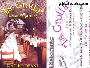 [P09] Cartea de vizită a restaurantului La Grotta » foto by Carmen Ion
 - 
<span class="allrVoted glyphicon glyphicon-heart hidden" id="av589641"></span>
<a class="m-l-10 hidden" id="sv589641" onclick="voting_Foto_DelVot(,589641,8341)" role="button">șterge vot <span class="glyphicon glyphicon-remove"></span></a>
<a id="v9589641" class=" c-red"  onclick="voting_Foto_SetVot(589641)" role="button"><span class="glyphicon glyphicon-heart-empty"></span> <b>LIKE</b> = Votează poza</a> <img class="hidden"  id="f589641W9" src="/imagini/loader.gif" border="0" /><span class="AjErrMes hidden" id="e589641ErM"></span>