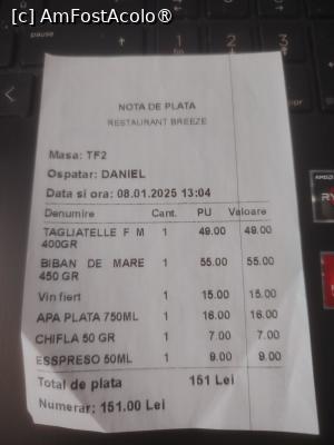 [P21] nota de plata de la restaurant Breeze » foto by Yolanda
 - 
<span class="allrVoted glyphicon glyphicon-heart hidden" id="av1467661"></span>
<a class="m-l-10 hidden" id="sv1467661" onclick="voting_Foto_DelVot(,1467661,15352)" role="button">șterge vot <span class="glyphicon glyphicon-remove"></span></a>
<a id="v91467661" class=" c-red"  onclick="voting_Foto_SetVot(1467661)" role="button"><span class="glyphicon glyphicon-heart-empty"></span> <b>LIKE</b> = Votează poza</a> <img class="hidden"  id="f1467661W9" src="/imagini/loader.gif" border="0" /><span class="AjErrMes hidden" id="e1467661ErM"></span>