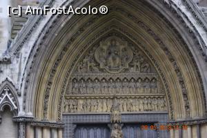 P06 [MAY-2018] Westminster Abbey - detaliu usa de la intrare pe fatada estica