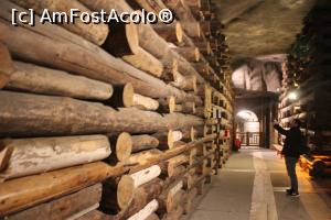 P15 [SEP-2022] Wieliczka, Kopalni Soli, Komora Urszula, Sala 2, Ingenioasa îmbinare a Structurilor de lemn