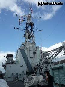 [P63] HMS Belfast - catargul principal, macaraua şi turnul de comandă, văzute de pe punte, dinspre pupa. se observă şi o mitralieră antiaeriană comandată prin radar. » foto by Dragoș_MD
 - 
<span class="allrVoted glyphicon glyphicon-heart hidden" id="av205645"></span>
<a class="m-l-10 hidden" id="sv205645" onclick="voting_Foto_DelVot(,205645,26263)" role="button">șterge vot <span class="glyphicon glyphicon-remove"></span></a>
<a id="v9205645" class=" c-red"  onclick="voting_Foto_SetVot(205645)" role="button"><span class="glyphicon glyphicon-heart-empty"></span> <b>LIKE</b> = Votează poza</a> <img class="hidden"  id="f205645W9" src="/imagini/loader.gif" border="0" /><span class="AjErrMes hidden" id="e205645ErM"></span>