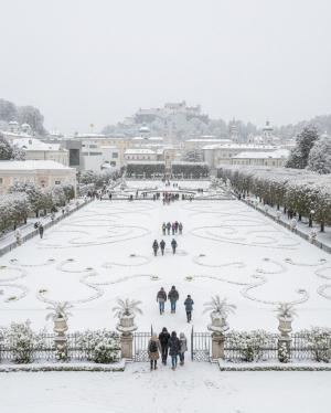 [P38] Grădinile Mirabell iarna » foto by adso <span class="label label-default labelC_thin small">NEVOTABILĂ</span>